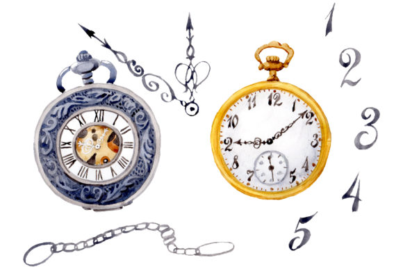 Clock Old Watercolor: A Designer's Review