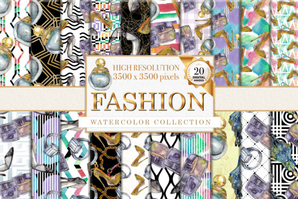 Fashion Patterns Watercolor Illustrations Review