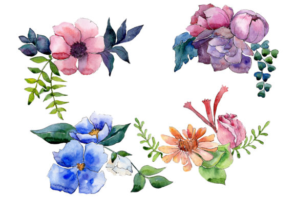 Flower Symphony Watercolor Illustrations Review