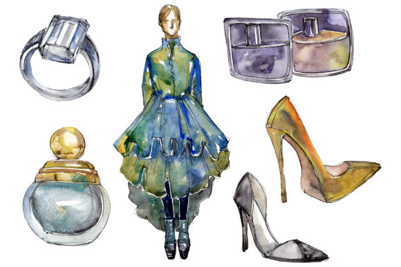 High Fashion Watercolor Illustrations Review