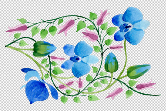 Ornament of Blue Flowers Watercolor Set Review