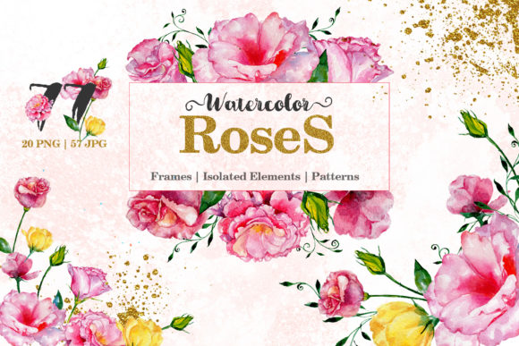Roses Red Watercolor Illustrations Review