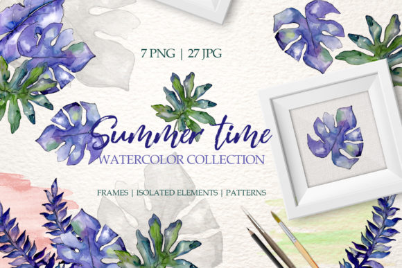 Summertime Watercolor Illustrations Review